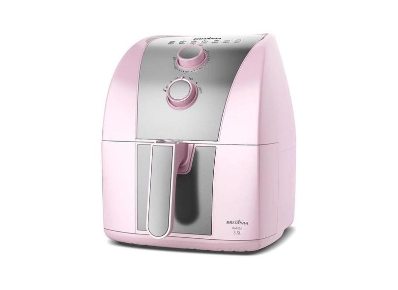 Fritadeira Britânia Bafe53 Airfryer 5,5l 1500w 110v127v Rosa Bafe53 110v/127v Rosa