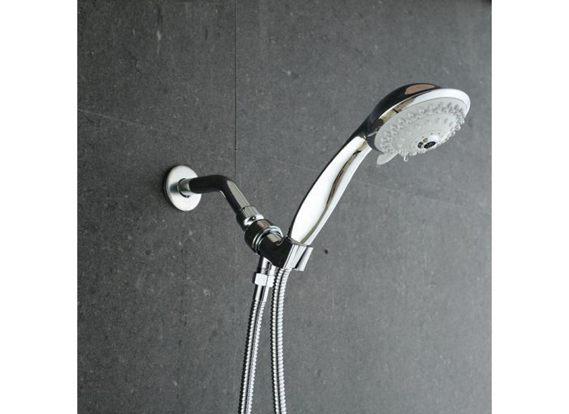 Chuveiro e Ducha Mão Luxo Cromado 5 Funções