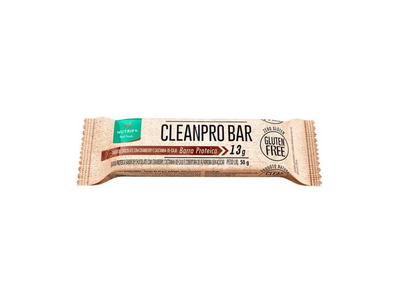 Cleanpro Bar Nutrify Barra De Proteína Chocolate Und 50G