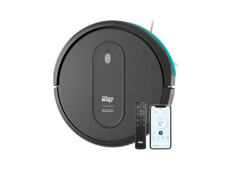 Robô Aspirador Wap W400 Controle Remoto - Varre E Passa Pano