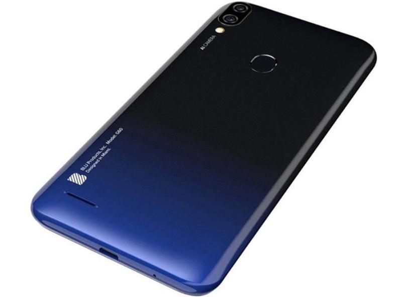 Smartphone Blu G60 BLA-01 3 GB 64GB Câmera Dupla 2 Chips Android 9.0 (Pie)