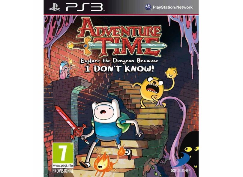 Jogo Adventure Time: Explore the Dungeon Because I Don't Know PlayStation 3 D3 Publisher