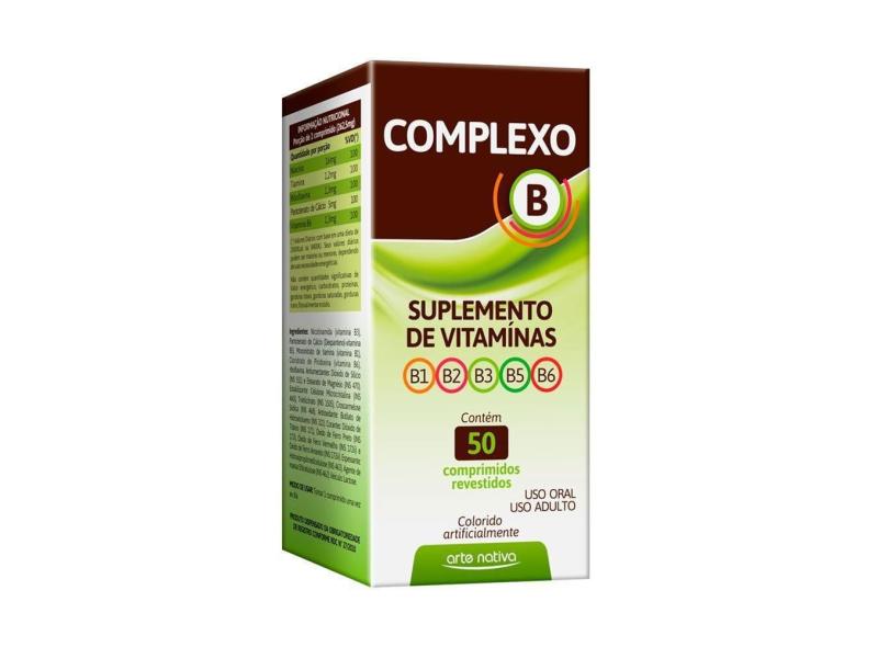 Polivitaminico Vitaminas Complexo B 100% Idr 50 Comprimidos Com O ...