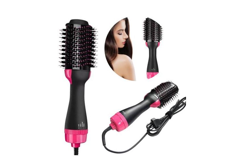 Escova Secadora 3 Em 1 - 110/220v - Seca Alisa E Modela - Entrega Rápi