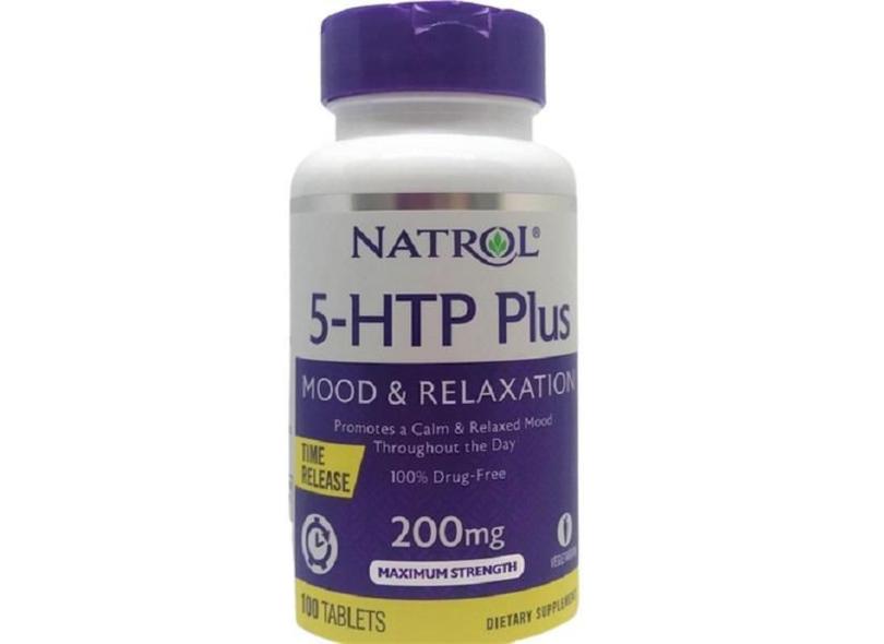 5-HTP Plus mood & relaxation 200mg 100Cáps -Natrol com o Melhor Preço é ...