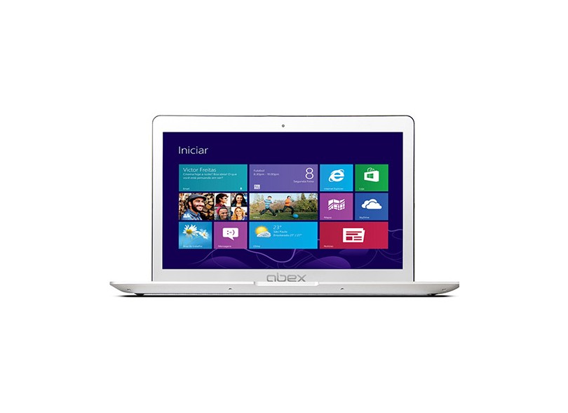 Ultrabook Qbex Intel Core i5 3317U 3ª Geração 8 GB 500 GB LED 14" Windows 8