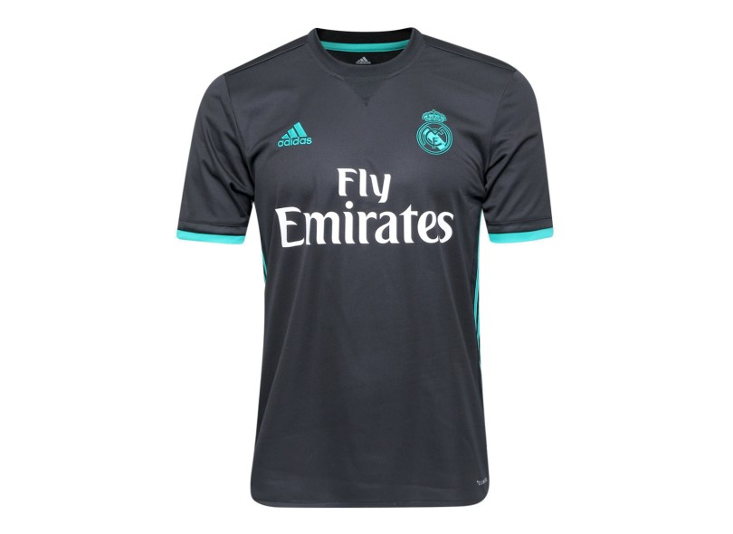 Camisa Torcedor Real Madrid II 2017/18 Sem Número Adidas
