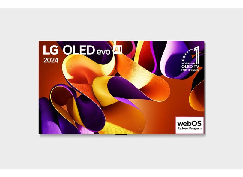 Smart TV OLED Evo 55" LG ThinQ AI 4K OLED55G4PSA