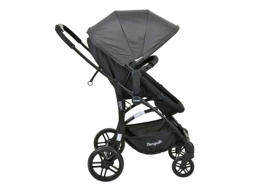 Carrinho de Bebê Burigotto Convert Multi Posições – Dark Gray