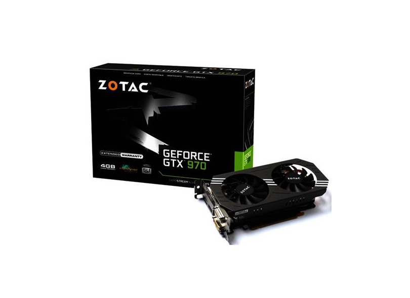 Placa de Video NVIDIA GeForce TX 970 4 GB DDR5 256 Bits Zotac ZT-90101-10P