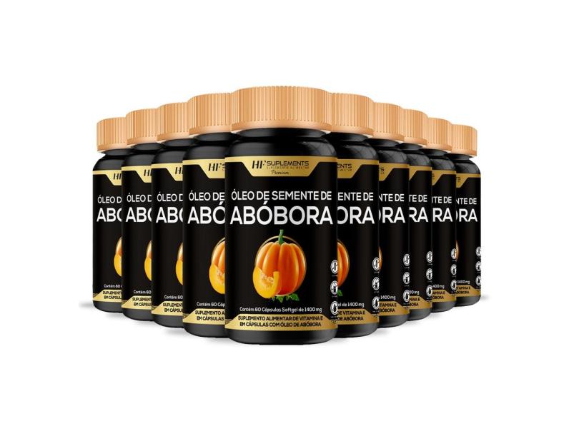 10x oleo de semente de abobora 1400MG 60CAPS hf suplements