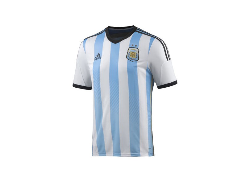Camisa Jogo Argentina I 2014 sem Número Adidas