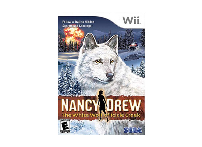 Jogo Nancy Drew The White Wolf of Icicle Creek Sega Wii