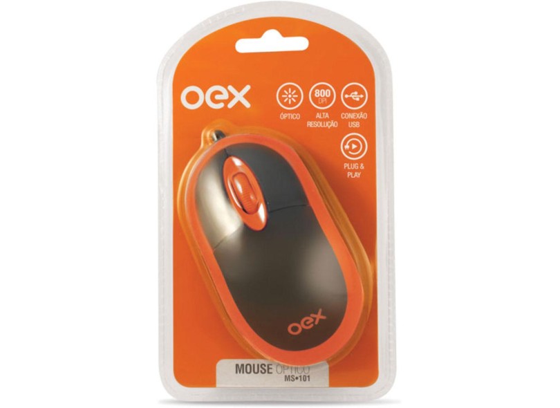 Mini Mouse Óptico USB MS 101 - OEX
