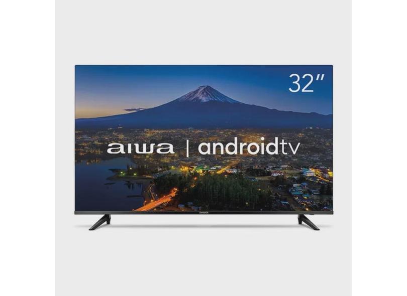 Smart TV Android d-led 32'' Aiwa, 2 hdmi, 2 usb, Wi-Fi - AWS-TV-32-BL-02