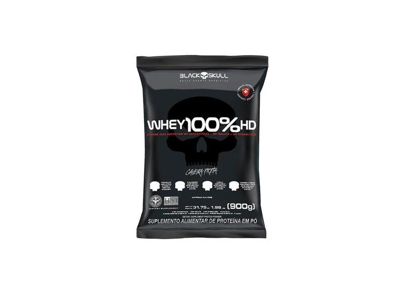 Whey Protein Concentrado Isolado E Hidrolisado  - Black Skull 100% Hd