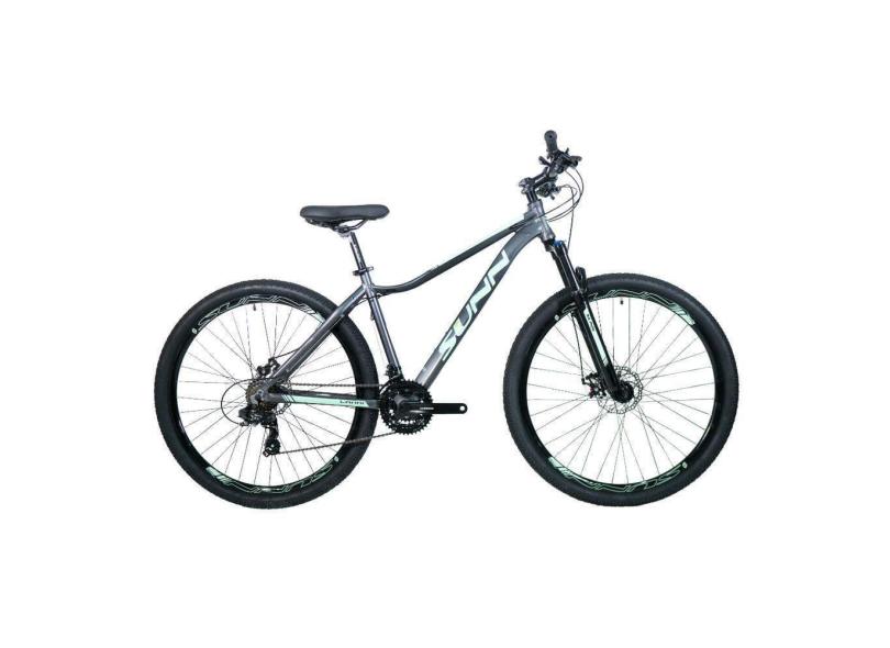 Bicicleta Aro29 Tam 17.5 Marca Sunn Modelo Lanai Feminina 21v Shimano E Freios A Disco E Suspensão