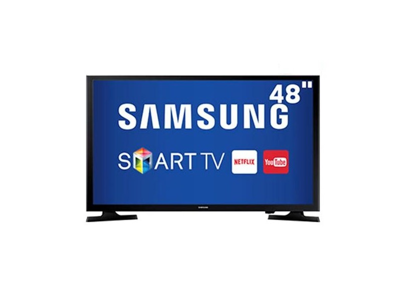 Smart TV TV LED 48" Samsung Full HD Netflix 48J5200 2 HDMI