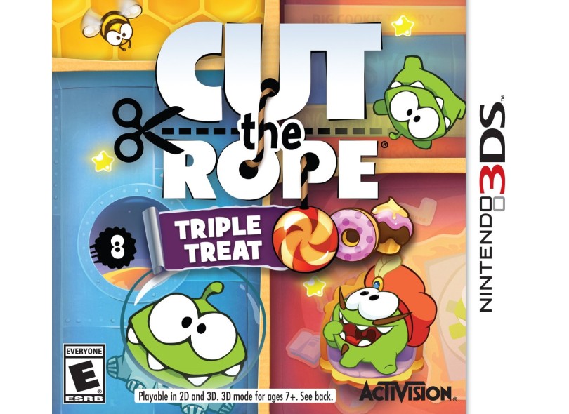 Jogo Cut the Rope: Triple Treat Activision Nintendo 3DS
