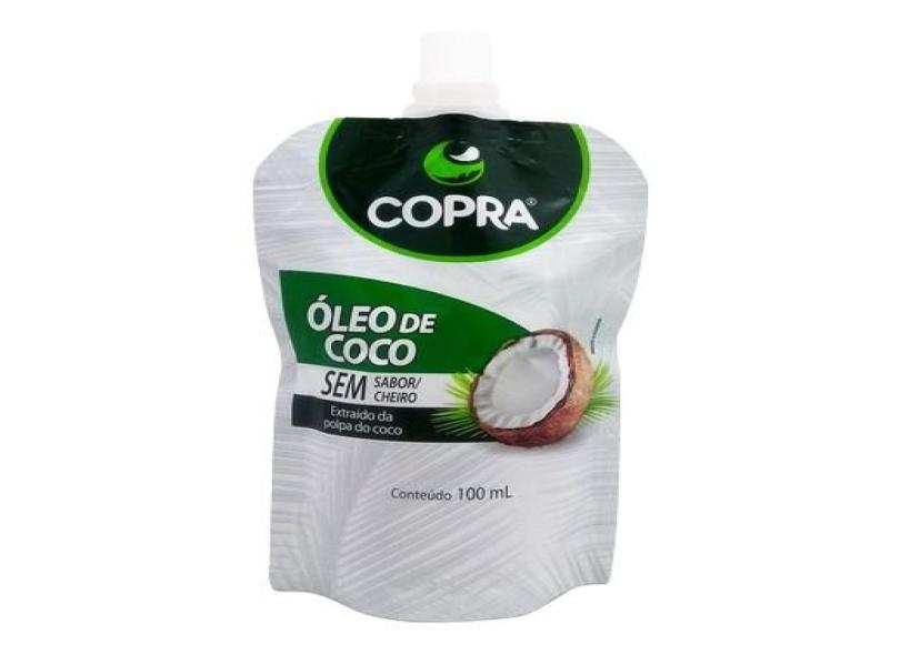 ÓLEO DE COCO SEM SABOR SEM CHEIRO SEM GLúTEN COPRA 100ML 
