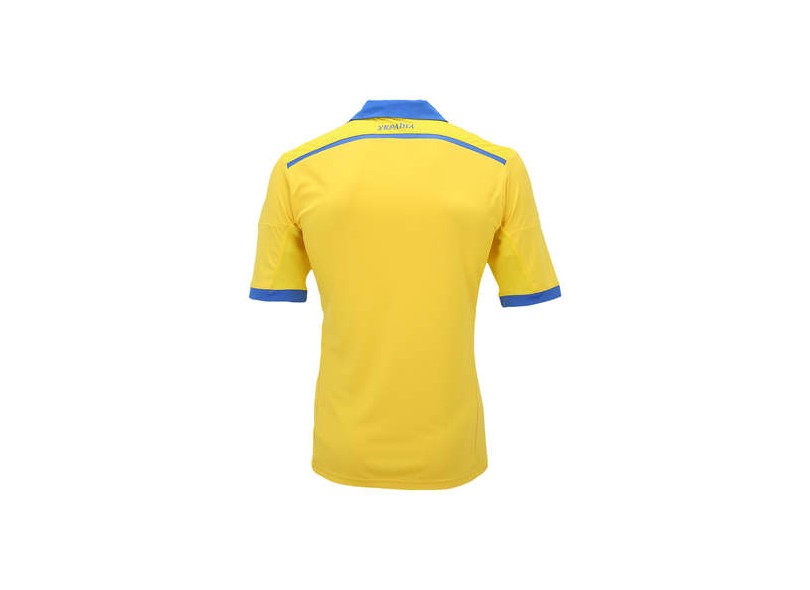 Camisa Jogo Ucrânia I 2014 sem número Adidas