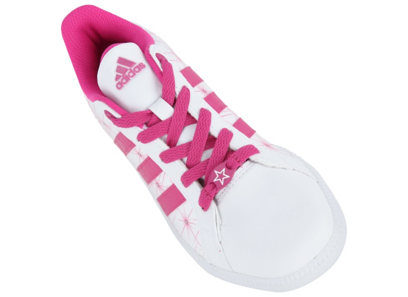 Tênis Adidas Infantil de Menina Casual Yg Glam Court K