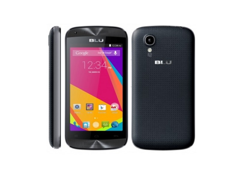Smartphone Blu Dash Music Jr. D390 2,0 MP 2 Chips Android 4.2 (Jelly Bean Plus) Wi-Fi