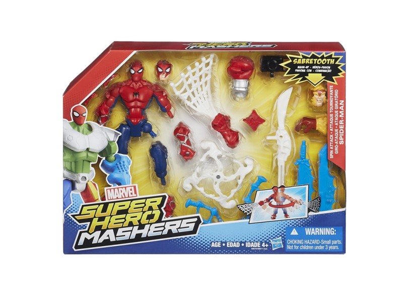Boneco Homem Aranha Super Hero Mashers B0679 - Hasbro