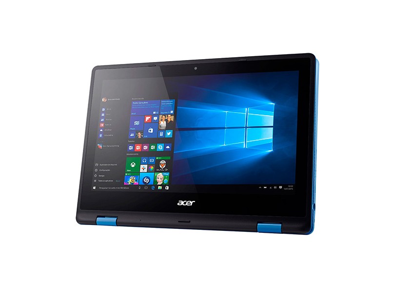 Notebook Conversível Acer Aspire R Intel Pentium N3700 4 GB de RAM HD 500 GB LED 11.6 " Touchscreen Windows 10 Home R3-131T-P7QW