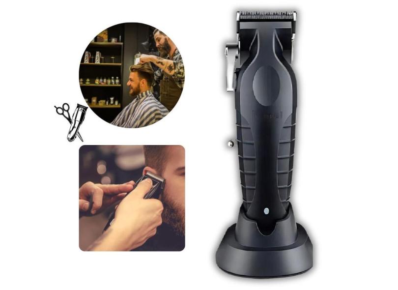 Kemei Km2296: Máquina Elétrica Corte Cabelo E Barba Sem Fio