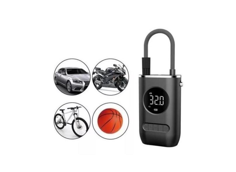 Calibrador Compressor Pneu Digital Carro Bike Sem Fio - Império