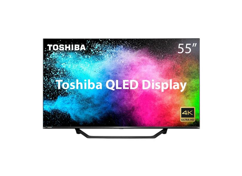 Smart TV DLED 55 Toshiba 4K 55C350L 3 HDMI com o Melhor Preço é