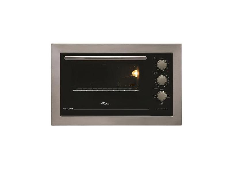 Forno De Elétrico De   Embutir Fischer 48 Litros Fit Line In Fit Line
