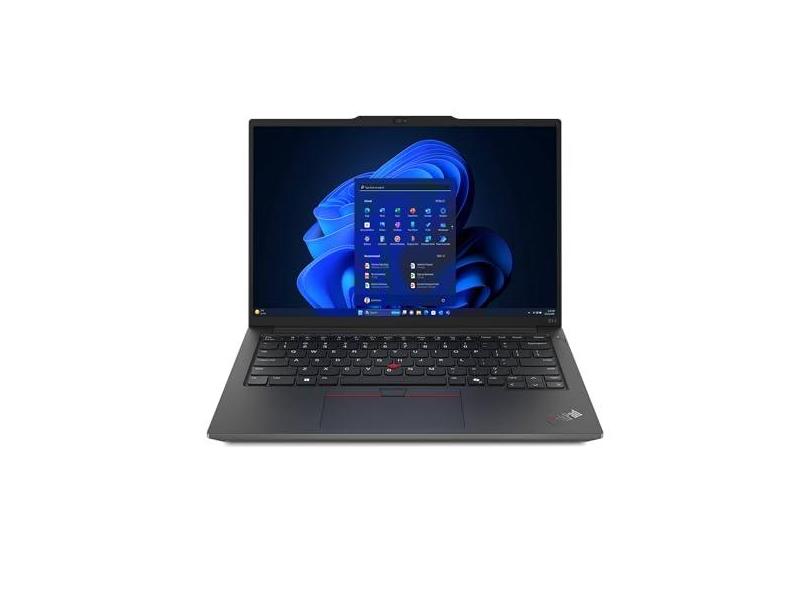 Notebook Lenovo ThinkPad E14 Intel® Core™ Ultra 5 135U 16GB 256GB SSD W11 Pro 21M80005BO Preto