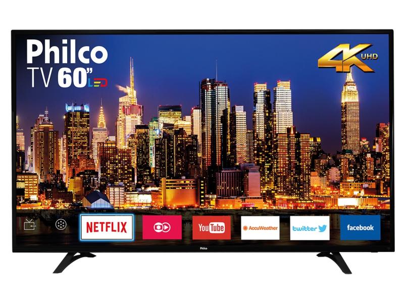 Smart TV TV LED 60" Philco 4K PH60D16DSGWN 3 HDMI