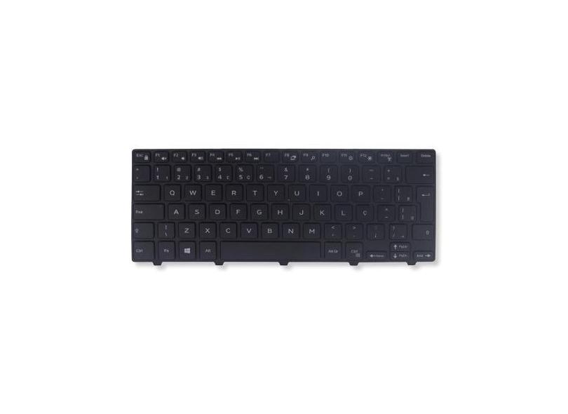 Teclado Para Notebook Bringit Compatível Com Dell Inspiron 14 5458 - M