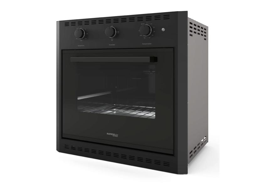 Forno Elétrico de Embutir 60 Litros Nardelli Black E60 - Preto