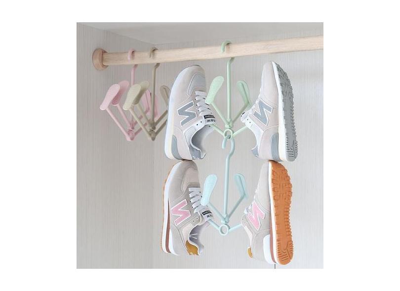Kit 2 Varal Para Secar 4 Pares Calçados Sapatos Tenis - MAXCCLEAN