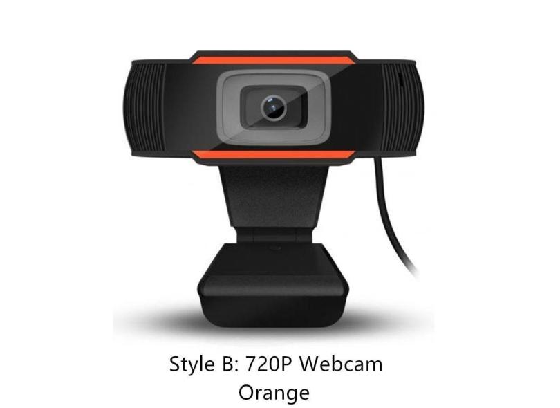 Webcam Câmera genérica de PC HD 720P com microfone para Skype