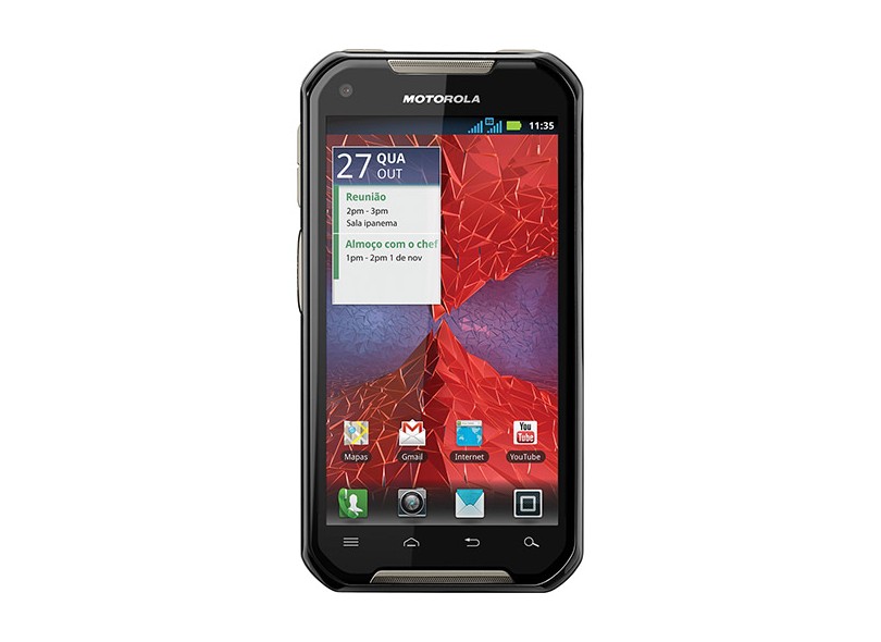 Smartphone Motorola Iron Rock XT626 Câmera 8,0 Megapixels Nextel 1 GB Android 2.3 (Gingerbread) 3G Wi-Fi
