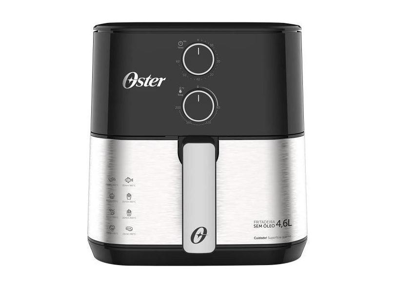 Air Fryer Fritadeira Elétrica 220v Oster Antiaderente Capacidade 4,6 L