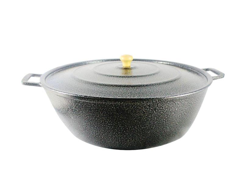 Tacho Restaurante Alça De Alumínio Fundido Craqueado 45Cm