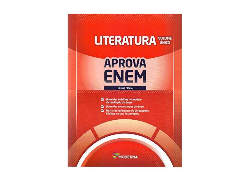 Aprova Enem - Literatura - Ensino Médio - Moderna Editora - 9788516104245