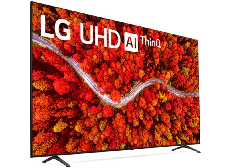 Smart TV TV LED 75" LG ThinQ AI 4K HDR 75UP8050PSB 4 HDMI