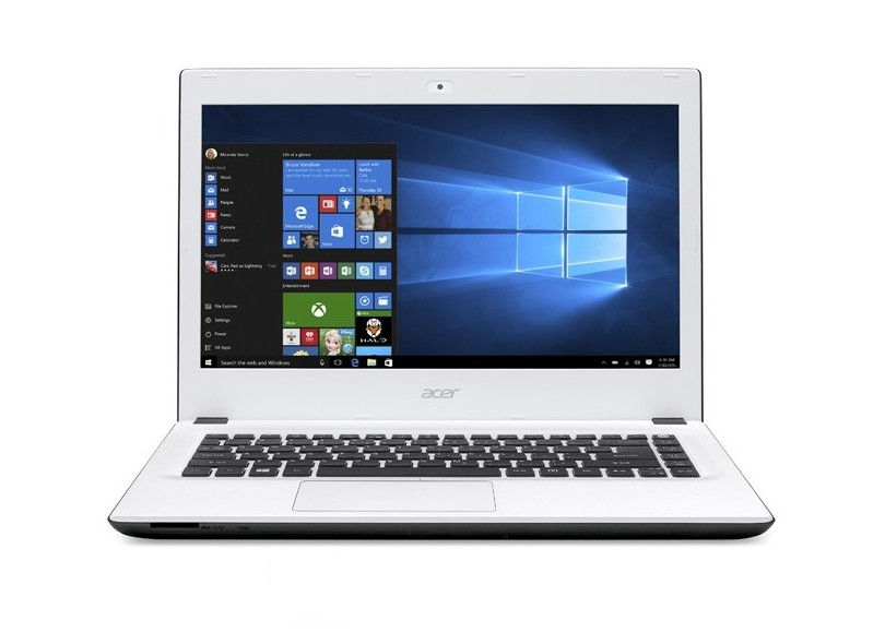 Notebook Acer Aspire E Intel Core i3 5015U 4 GB de RAM HD 1 TB LED 14 " Windows 10 E5-473-370Z
