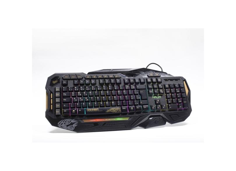 TECLADO GAMING TCO-803 USB OURO NAJA  Mitsushiba