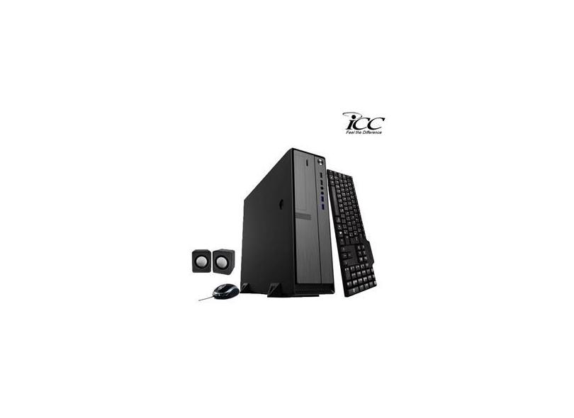 Mini Computador ICC SL2384K Intel Core I3 3.10 ghz 8GB HD 3TB Kit Multimídia HDMI FULLHD