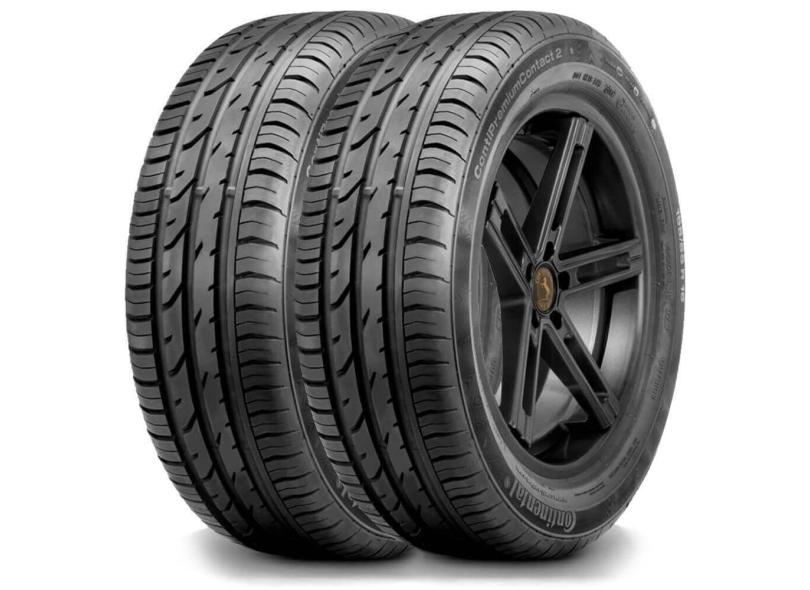 Kit 2 Pneu Continental 215/55r18 95h Premium Contact 2