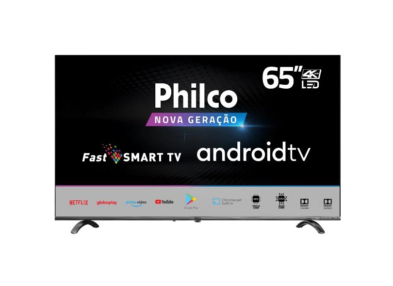 Smart TV TV LED 65 " Philco 4K HDR PTV65Q20AGBLS 3 HDMI