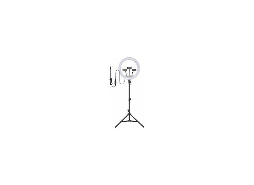 Ring Light Com Tripé Dimmer Iluminador Led USB 14 Polegadas 35cm- G ...